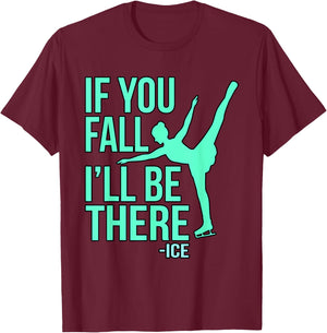 Figure Skating Ice Skating Figure Skater T-Shirt - T-Shirt | Maroon
