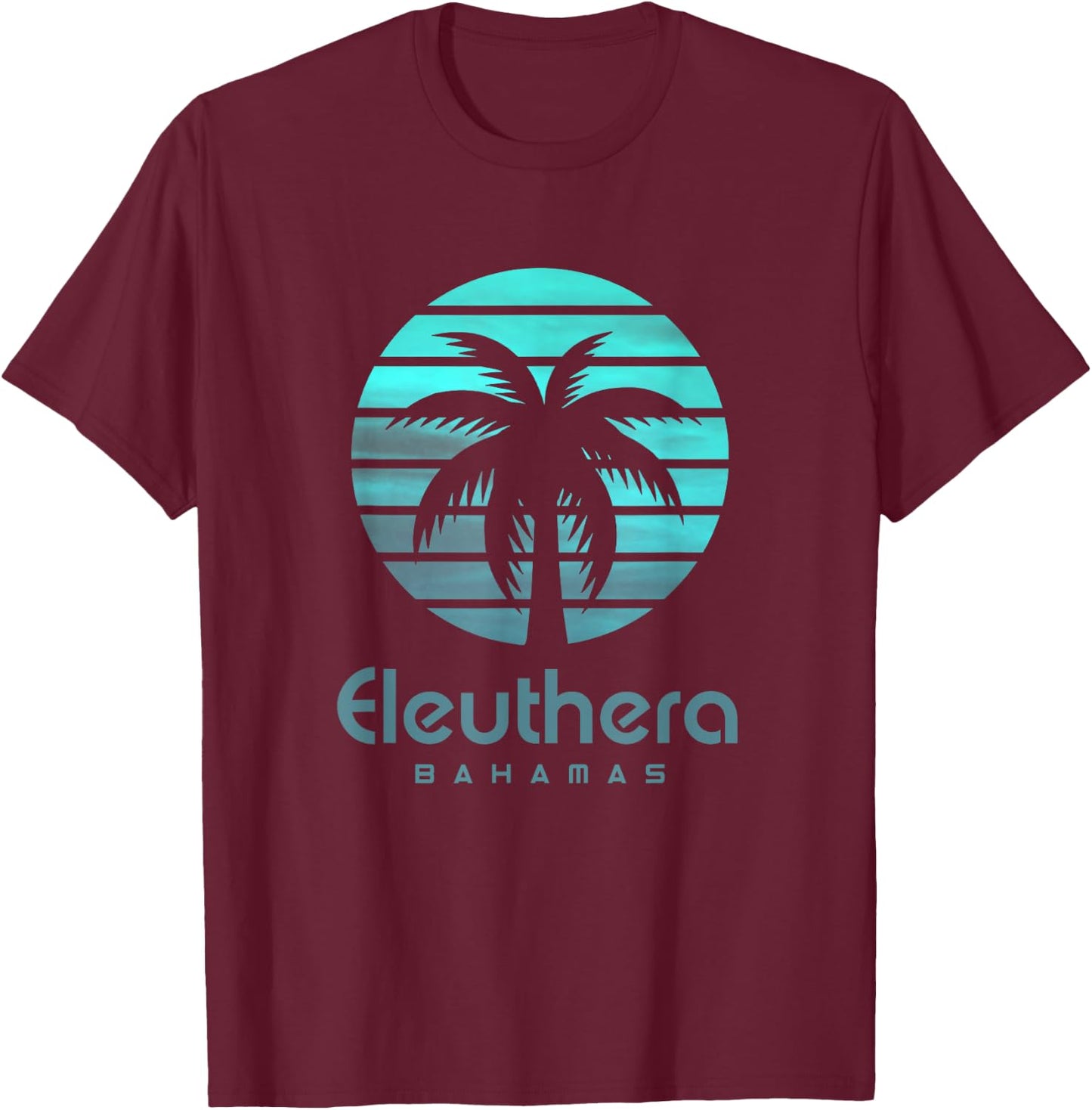 Eleuthera Bahamas T-Shirt - T-Shirt | Maroon