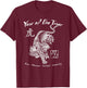2022 Year Of the Tiger Chinese Zodiac Chinese New Year T-Shirt - T-Shirt | Maroon