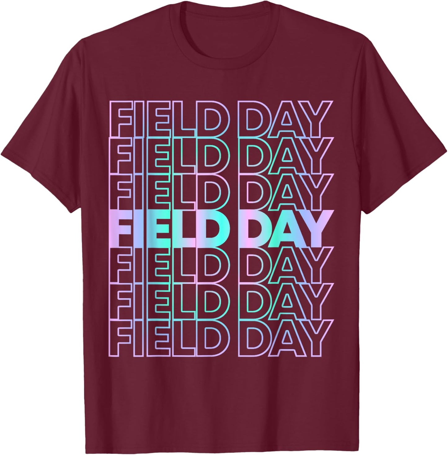 Flippin Sweet Gear School Field Day Black T-Shirt - T-Shirt | Maroon