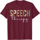 Speech Therapy Speech Language Pathologist Gifts Therapist T-Shirt - T-Shirt | Maroon