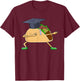 Dabbing Taco Graduation Funny Cinco de Mayo Grad T Shirt T-Shirt - T-Shirt | Maroon