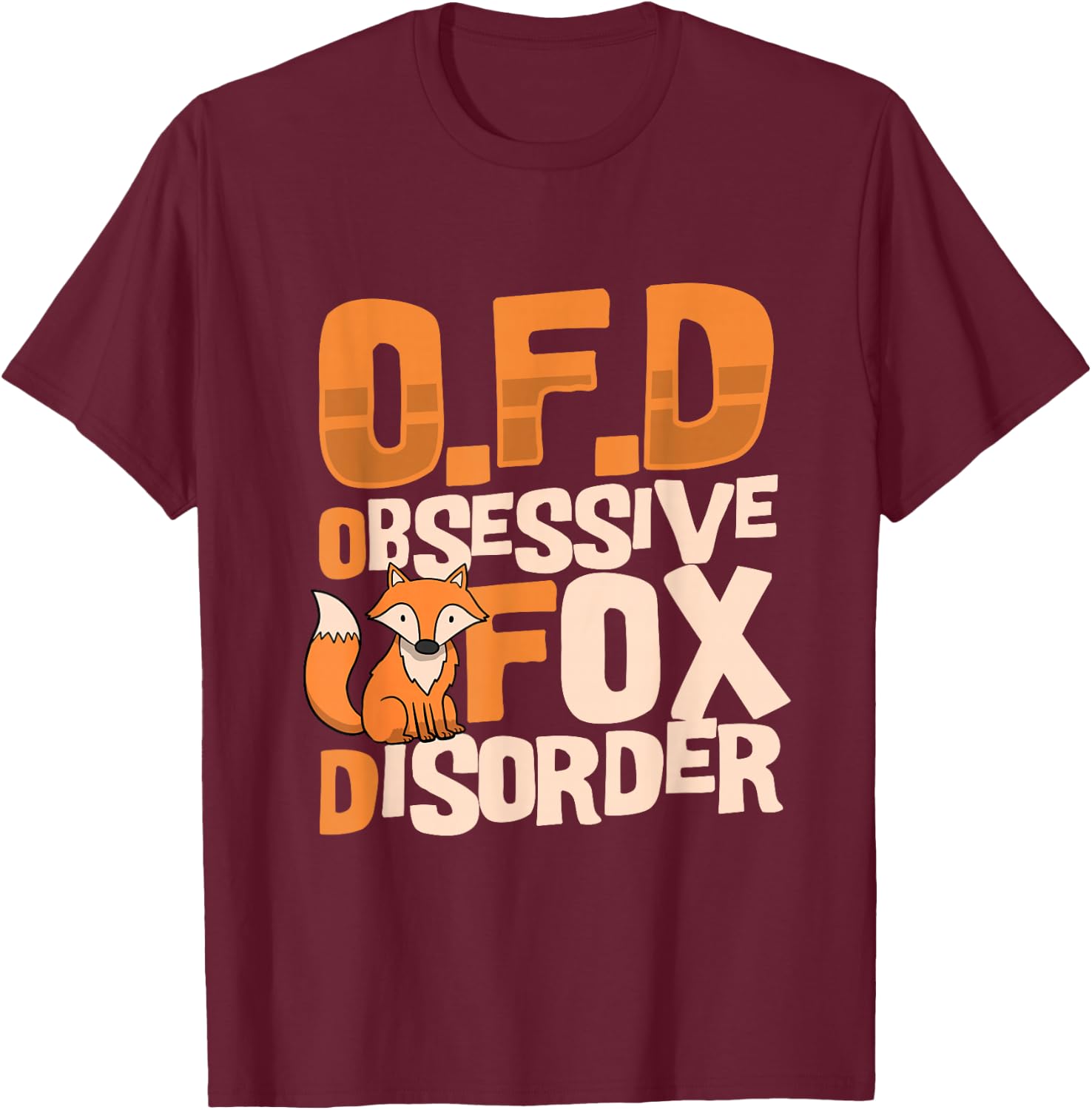Fox Gifts for Fox Lovers Women Vintage Red Foxes Smart Kids T-Shirt - T-Shirt | Maroon