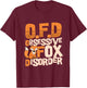 Fox Gifts for Fox Lovers Women Vintage Red Foxes Smart Kids T-Shirt - T-Shirt | Maroon