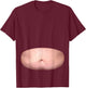 Funny Dad Fat Belly Realistic Hilarious Costume Essential T-Shirt - T-Shirt | Maroon