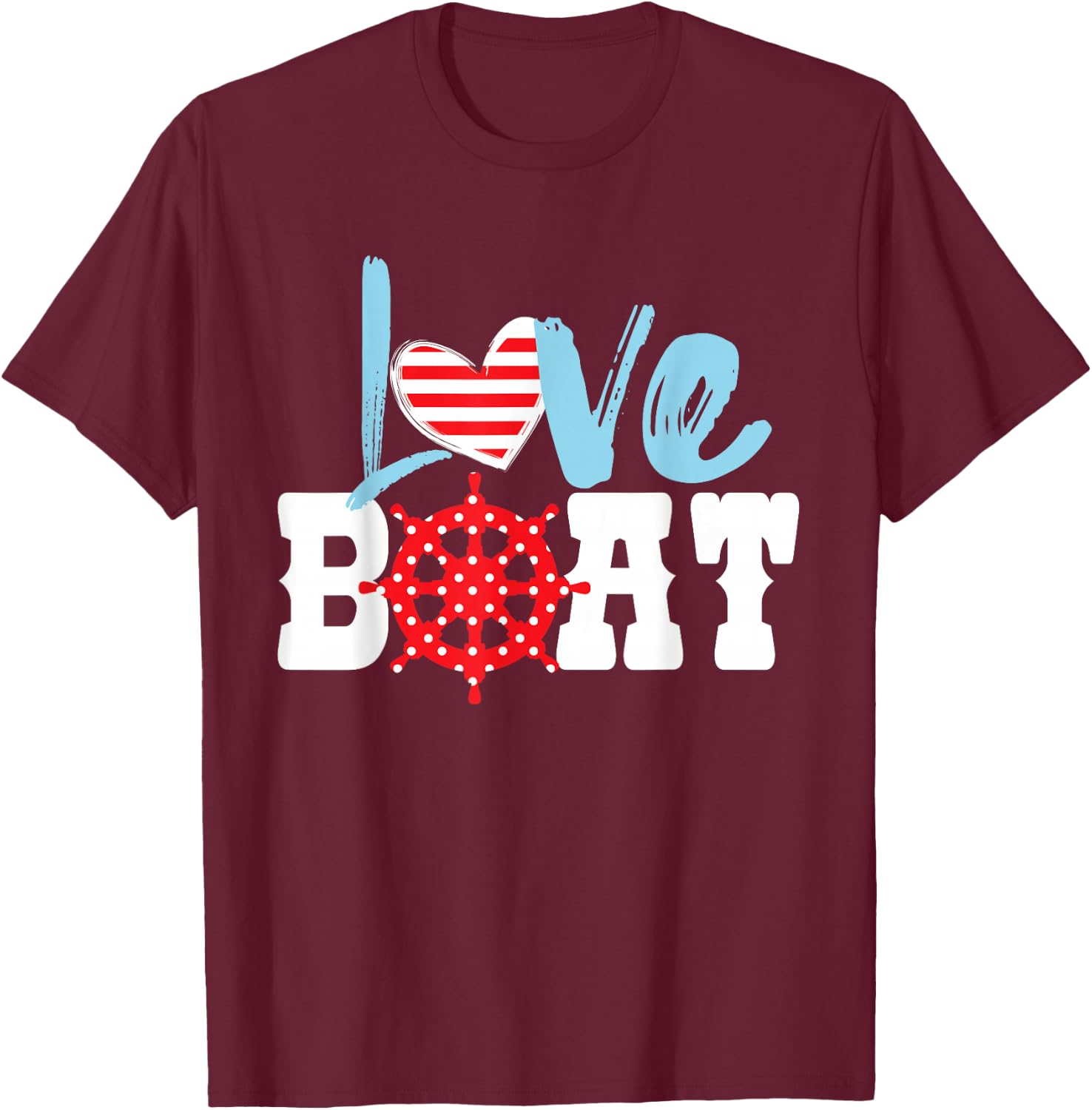 Love Boat T-Shirt - T-Shirt | Maroon