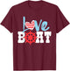 Love Boat T-Shirt - T-Shirt | Maroon