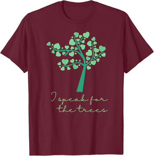 I Speak For Trees Earth Day Save Earth