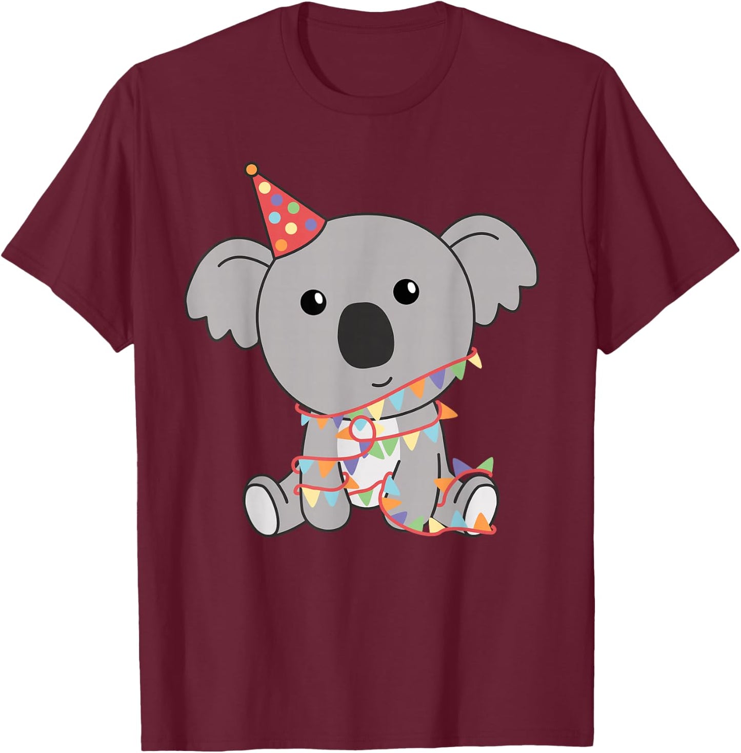 Birthday Koala For Children A Birthday Koala T-Shirt - T-Shirt | Maroon