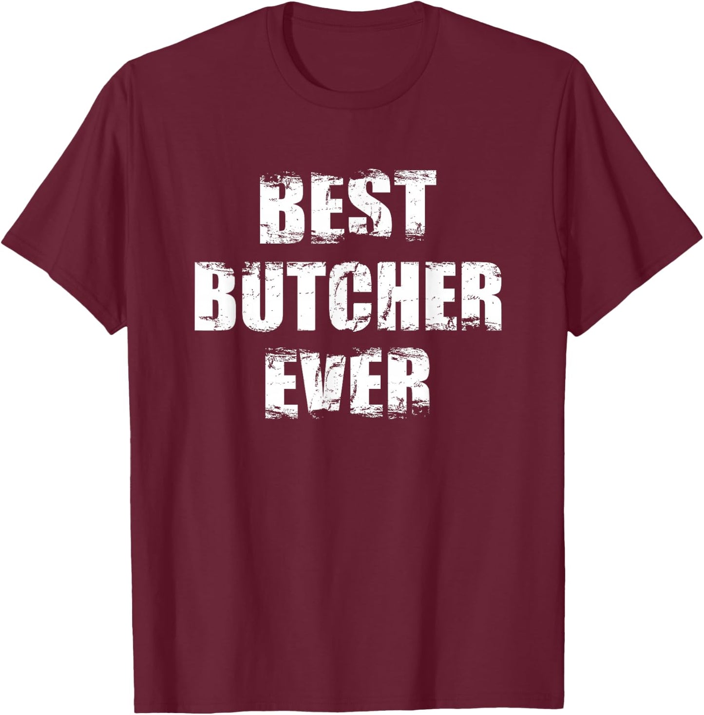 Best Butcher Omnivore Carnivore T-Shirt - T-Shirt | Maroon