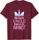 Unicorn Niece Birthday My Favorite Uncle Bought Me This T-Shirt - T-Shirt | Maroon