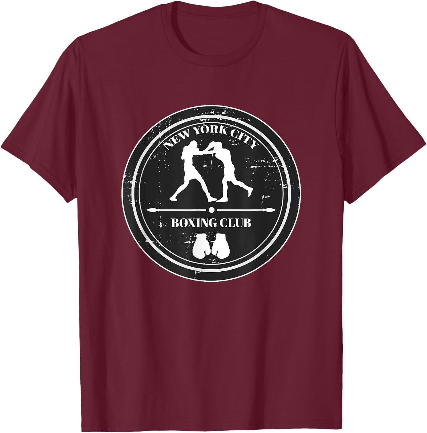 New York City Boxing Club Workout T-Shirt - T-Shirt | Maroon