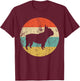 Vintage Retro Style French Bulldog Retro French Bulldog Dog T-Shirt - T-Shirt | Maroon