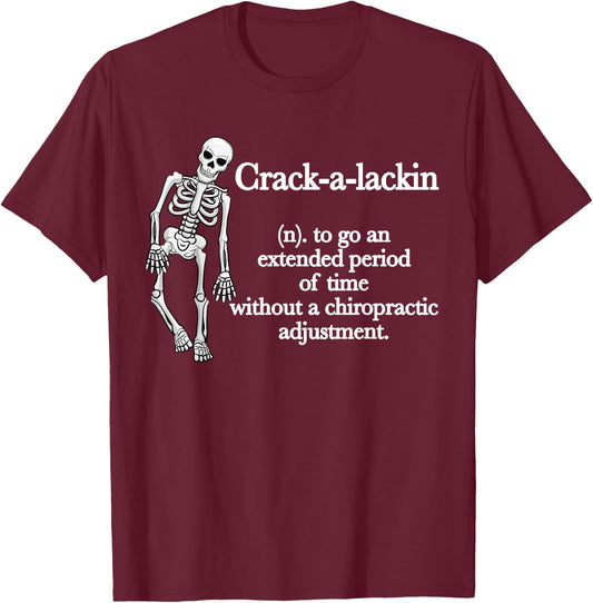 Funny Chiropractor Definition Chiropractic T-Shirt - T-Shirt | Maroon