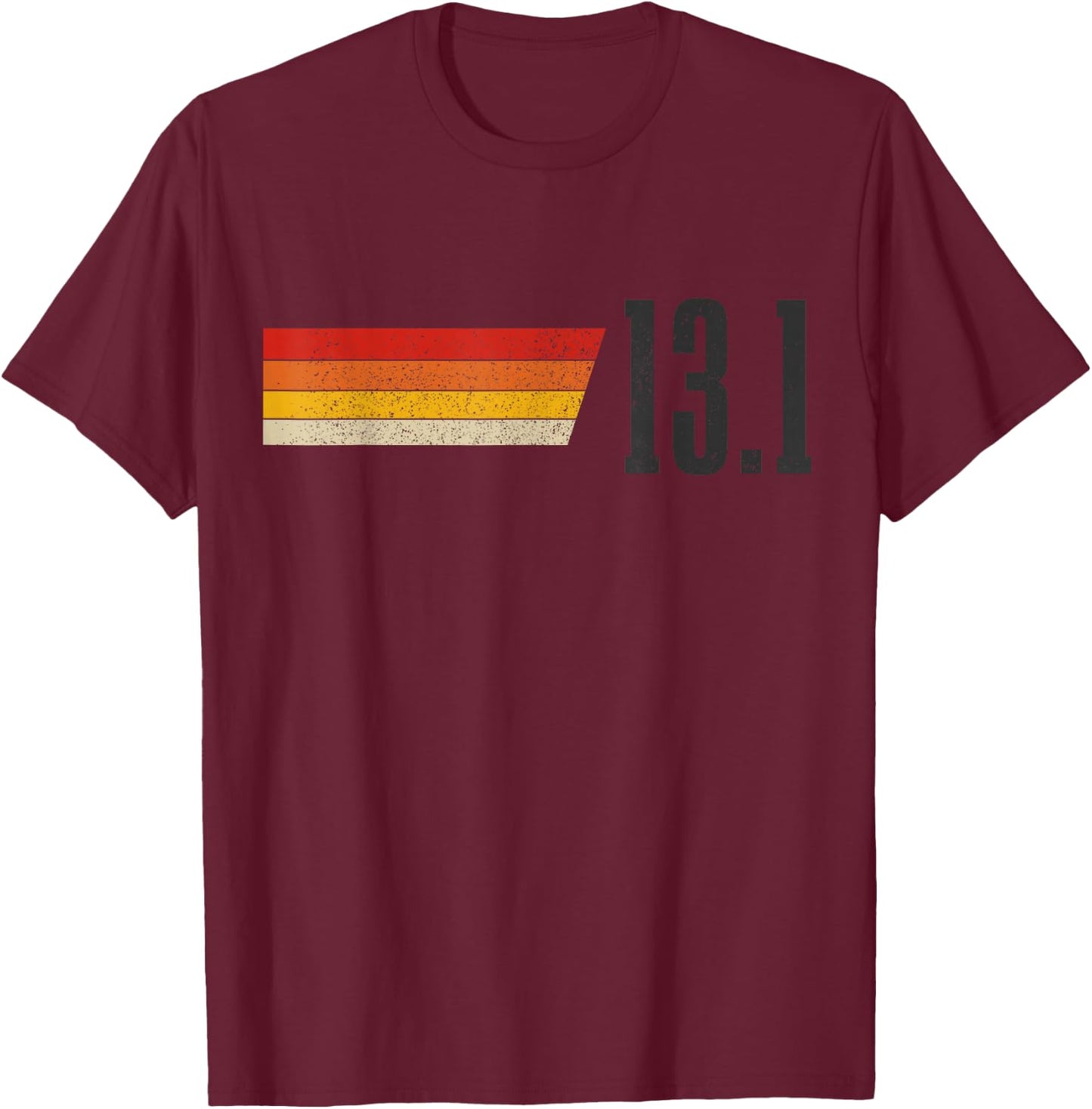Half Marathon Running Marathon 30 km T-Shirt - T-Shirt | Maroon
