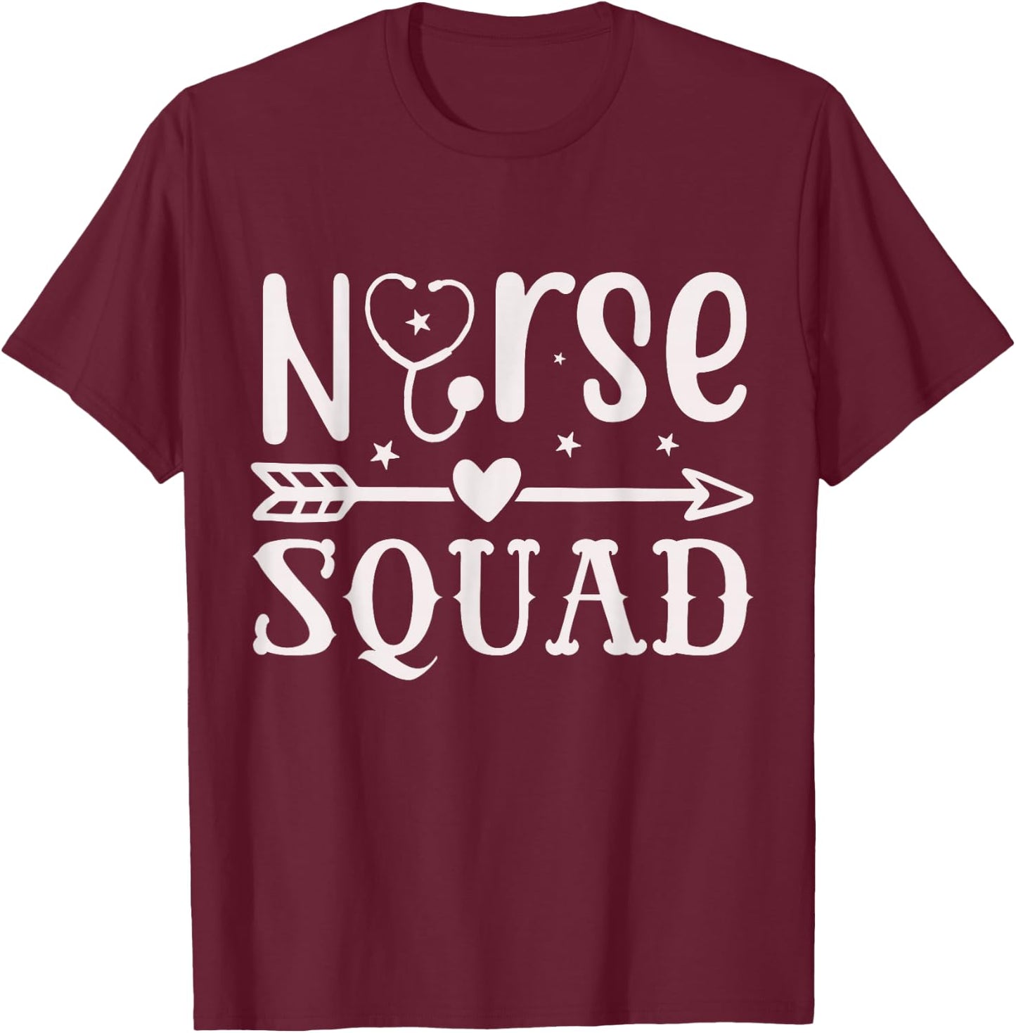 Nurse Squad | Nurse T-Shirt - T-Shirt | Maroon