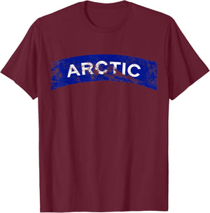 Army Arctic Tab - Vintage worn look T-Shirt - T-Shirt | Maroon