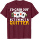 Funny Gambling Art Women Slot Machine Las Vegas T-Shirt - T-Shirt | Maroon