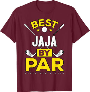 Best Jaja By Par Golf Jaja Gift T-Shirt - T-Shirt | Maroon