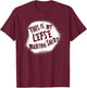 This Is My Lefse Making Shirt Norwegian Christmas T-Shirt - T-Shirt | Maroon