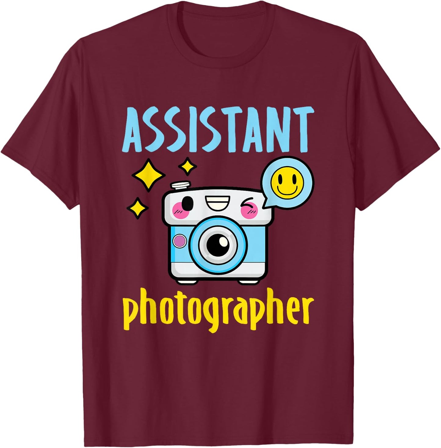 Assistant Photographer Photography Camera Kids Toddler T-Shirt - T-Shirt | Maroon