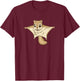 Kawaii Flying Squirrel T-Shirt - T-Shirt | Maroon
