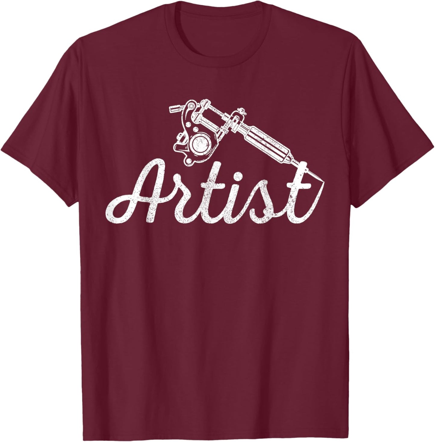 Tattoo Artist Gift. T-Shirt - T-Shirt | Maroon