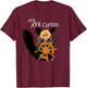 Aye Aye Captain Captain T-Shirt - T-Shirt | Maroon