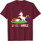 Unicornhole Youth Cornhole Unicorn Women Girl Cornhole T-Shirt - T-Shirt | Maroon