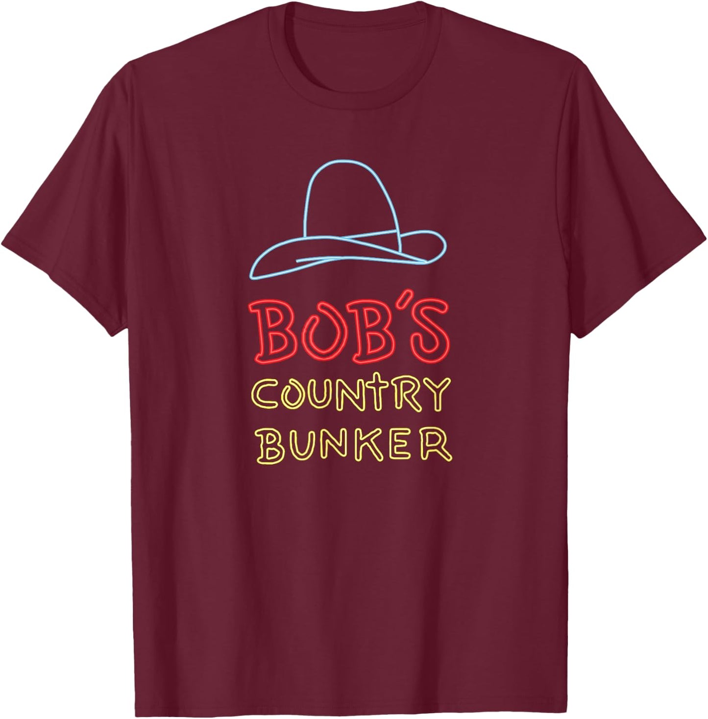 Bob's Country Bunker T-Shirt - T-Shirt | Maroon
