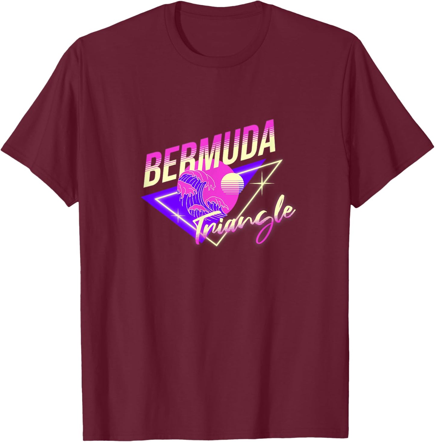 Bermuda Triangle T-Shirt - T-Shirt | Maroon