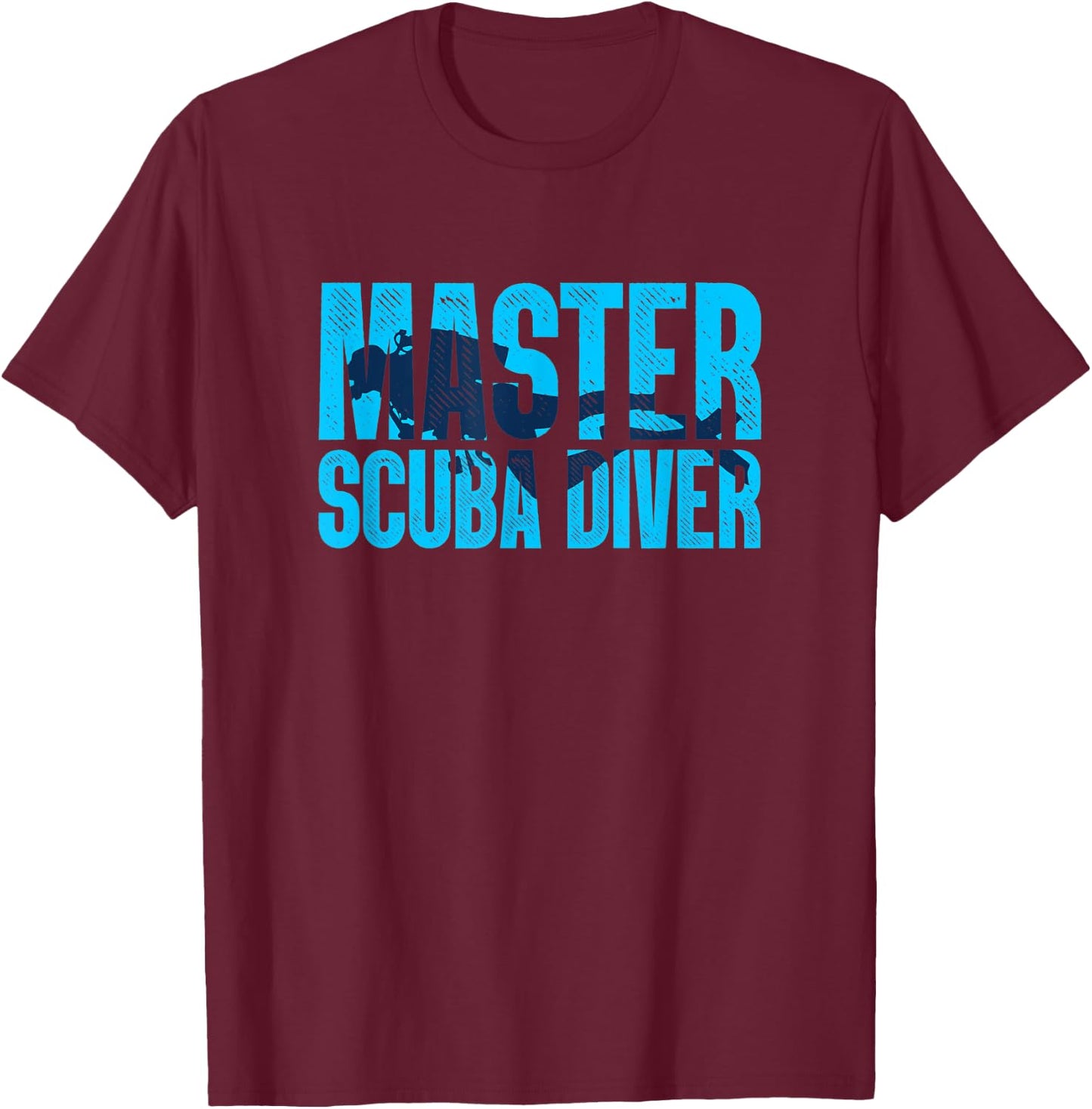Master Scuba Diver Scuba Diving Divemasters T-Shirt - T-Shirt | Maroon