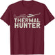Thermal Hunter Flying Sailplane T-Shirt - T-Shirt | Maroon