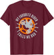 Moto Dad My favorite rider calls me dad T-Shirt - T-Shirt | Maroon