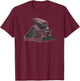 Trendy 70s Polaroid Camera T-Shirt - T-Shirt | Maroon