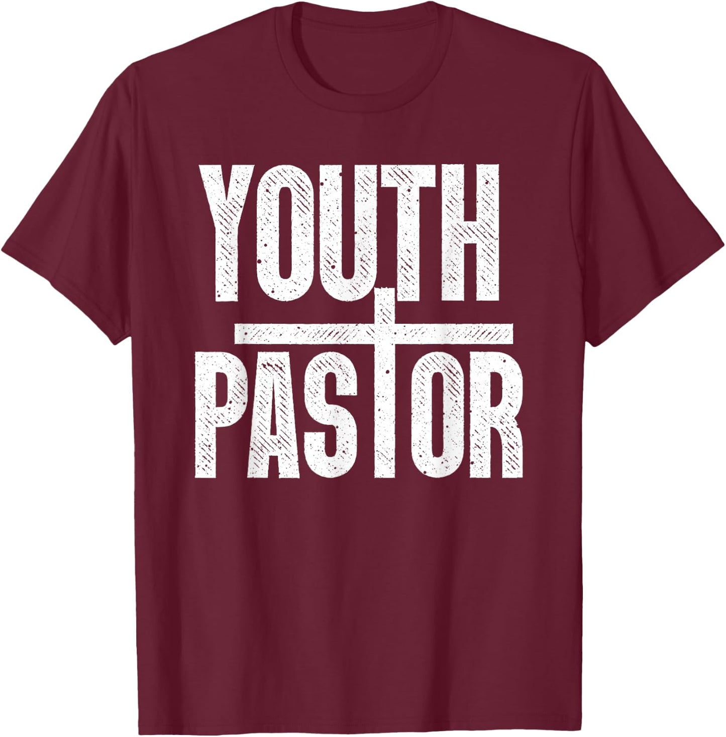 Funny Youth Pastor Art Women Christian Pastor T-Shirt - T-Shirt | Maroon
