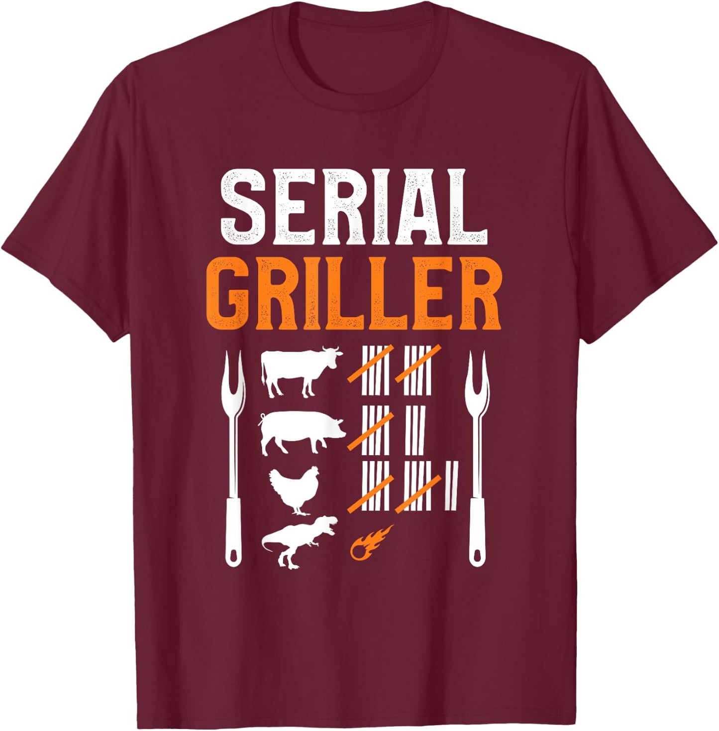 Griller BBQ series T-Shirt - T-Shirt | Maroon