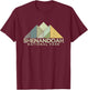 Vintage Shenandoah National Park Retro T-Shirt - T-Shirt | Maroon