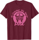 In October We Wear Pink School Bus Driver T-Shirt - T-Shirt | Maroon