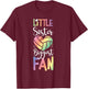 Team Sister Little Sister Biggest Fan Volleyball Player T-Shirt - T-Shirt | Maroon