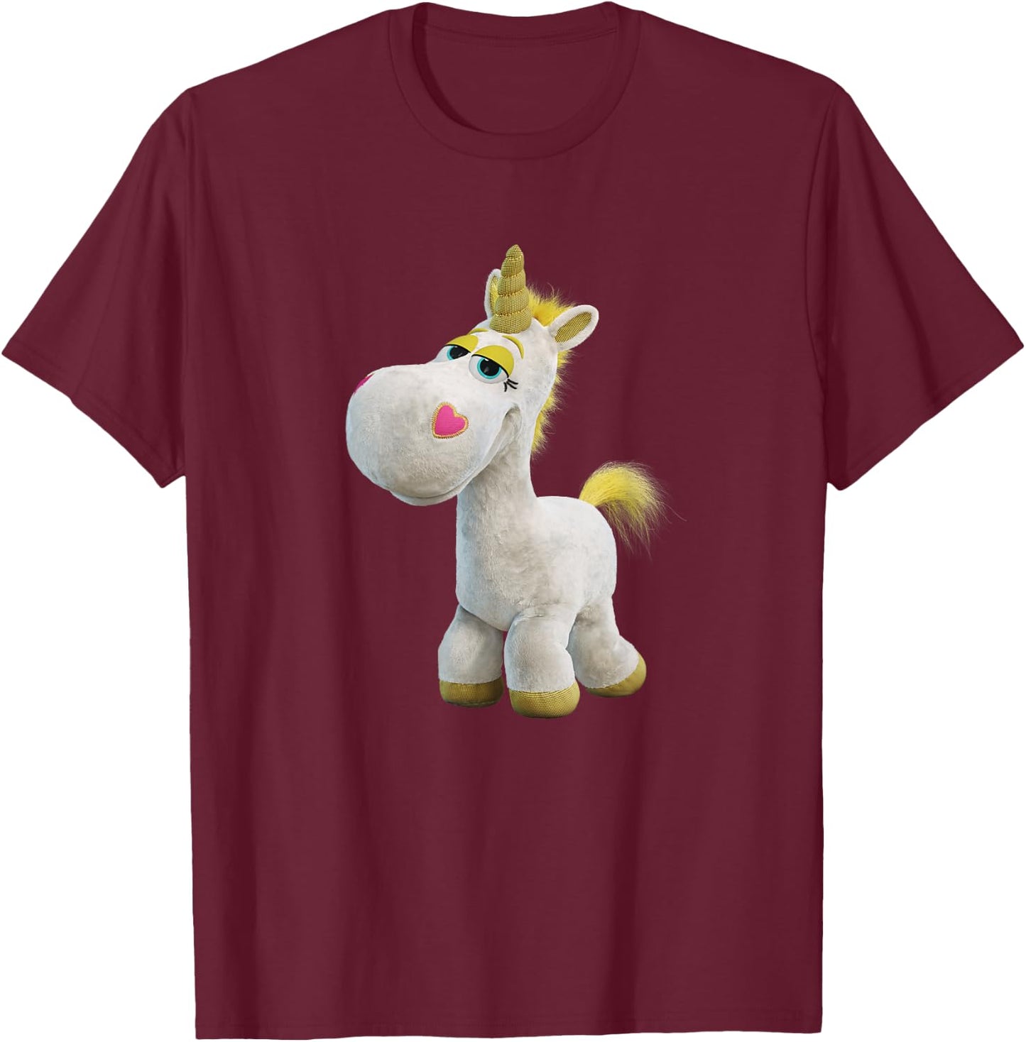 Disney Pixar Toy Story 4 Buttercup Unicorn T-Shirt - T-Shirt | Maroon