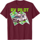 RV Pilot Funny Matching Camping 2024 Motorhome Summer Trip T-Shirt - T-Shirt | Maroon