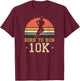 10k Running Design Born To Run 10k Gift T-Shirt - T-Shirt | Maroon