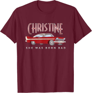 Christine Classic Car Model Automotive T-Shirt - T-Shirt | Maroon
