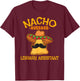 Nacho Average Library Assistant Cinco De Mayo Fiesta T-Shirt - T-Shirt | Maroon