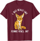 Annoyed Fennec Fox I Just Really Like Ears Desert Animal T-Shirt - T-Shirt | Maroon