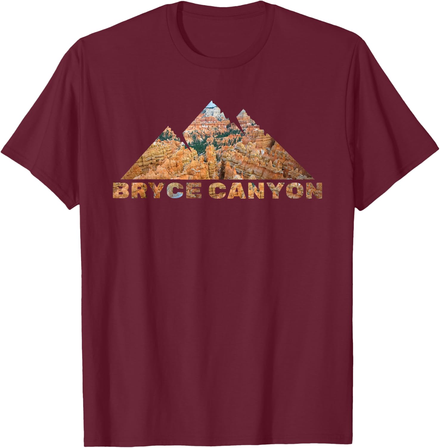 Bryce Canyon National Park T-Shirt - T-Shirt | Maroon