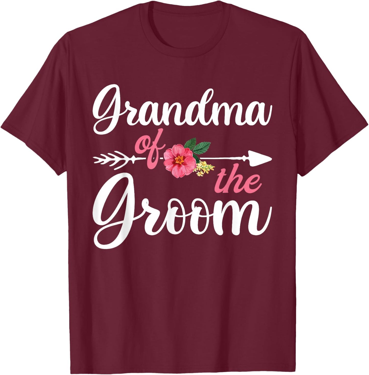 Grandma Of The Groom Shirts , Bachelor Party Mama T-Shirt - T-Shirt | Maroon