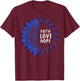 Faith Hope Love Colon Cancer Awareness Survivor Fighter Gift T-Shirt - T-Shirt | Maroon