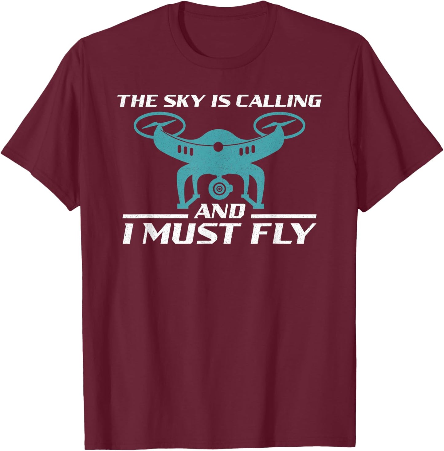 Drone Pilot T-Shirt - T-Shirt | Maroon